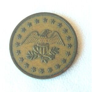 EAGLE & US SHIELD 20 STARS Token Coin NO CASH VALUE Vintage